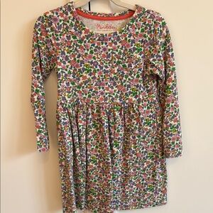 Mini Boden Pink and Orange Long Sleeve Sundress